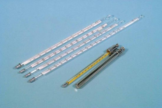 GLASS ALCOHOL THERMOMETER -10 +360°C DIV 2°C_2204043