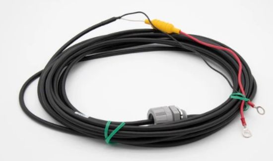 ISCO, External 12 VDC Connect Cable To Power Signature® Meter, fuse, pigtail wires, 5/16-inch ring terminals_1695507