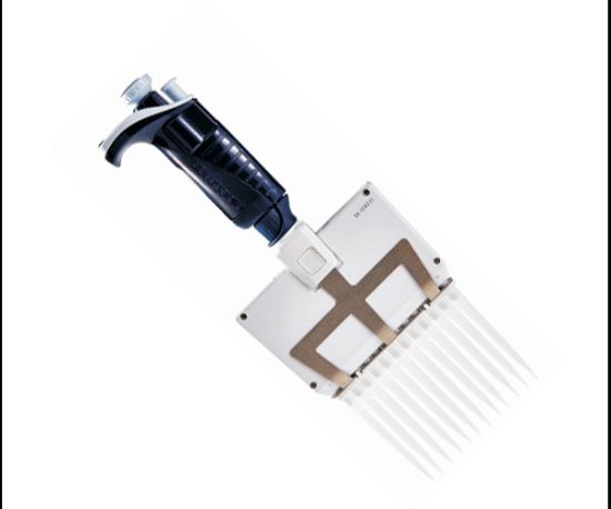 Gilson, PIPETMAN M, P12x200M, 12 Channel Pipette, 20-200 μL, Multichannel, Electronic Air Displacement, Adjustable Volume, Non-Connected_1211249