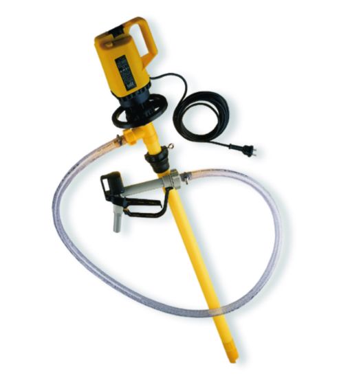 Electrical barrel and container pump "solvent" ex, Niro, depth of immersion 1000 mm, flowrate 95 l / min., 230 v, 500 W, IP 54_1531643