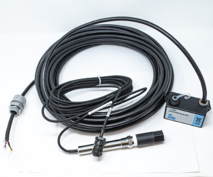 TIENet 301 pH and temperature sensor interface with 23 m long cable. Includes pH and temperature sensor (60-9004-126) with 7.6 m cable calibration buffers and electrode rinse solution._1274926