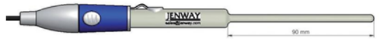 Jenway 924 075 4.5 mm Diameter Non-Aqueous pH Electrode for Difficult Applications_1909585