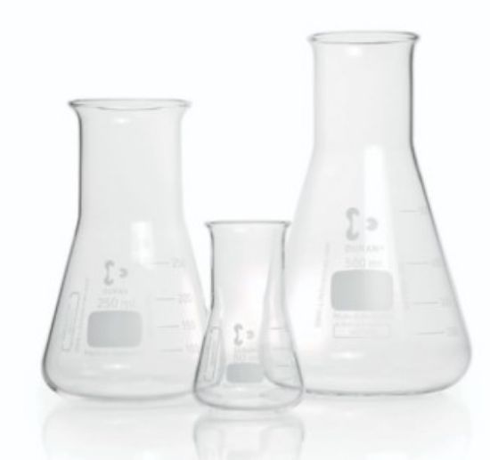 Erlenmeyer flasks,DURAN,wide neck,cap. 100 ml_1558180