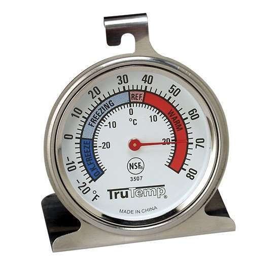Taylor 507 TruTemp Series  Fridge/Freezer Dial Thermometer with Safety Zones_1231440