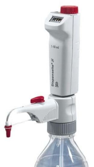 BRAND Dispensette S Bottletop Dispenser, Digital Adjustable, with recirculation valve, 0.1-1 mL_1351405