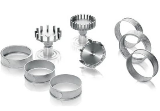 Retsch Ring Sieve for ZM 300 Stainless Steel, Reinforced Rim, Trapezoidal Perforation 0.75 mm_1865106