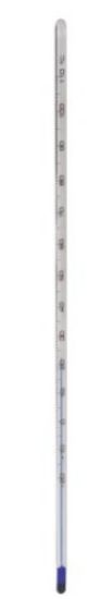 64291 - General use thermometer -35...+50:1°C stem form, type ACCU-SAFE, blue filling, capillaries white buffed, length 305 mm, IT: total_1596296