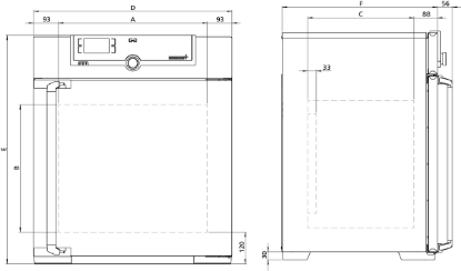 Blanket warmer IF110bw, SingleDISPLAY, 108 l, 20 °C - 80 °C with 2 grids_1383760
