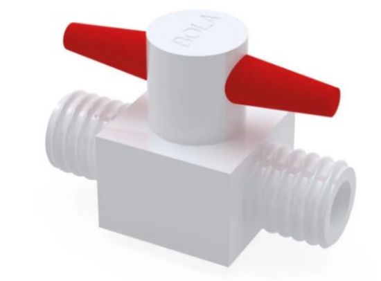 Bohlender 2-Way Stopcocks, GL 25 PTFE, Bore 8 mm_1506563