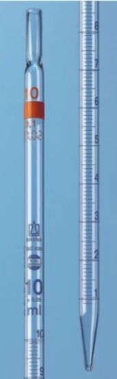 BRAND Measuring Pipette Cap 25 mL/0.1 mL BlauBRAND Class AS Absolute Drain AR Glass Blau Graduation Type 2_1561124