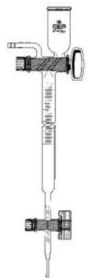 2 970 000 - Witeg - Gas burette acc.to Bunte 100:0,2 ml cl.A, 10 ml, two-way tap, cpl_2277900