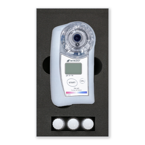 Atago pH Meter PAL-pH Hydrogen-Ion Activity pH 0.00–14.00_1424221