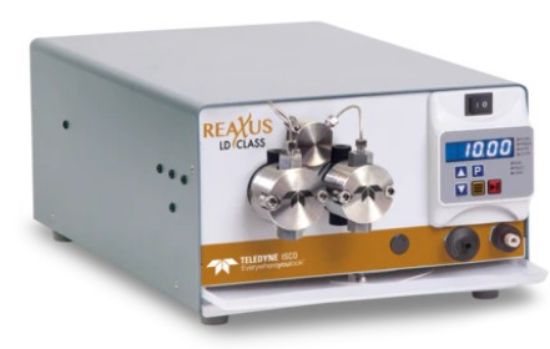 LD Class Dual Piston Pump with Belt Drive and Shaped Cams; 0.00 - 36.00 mL/min.; 6,000 psi; Hastelloy Fluid Path; Automatic Piston Wash; with Pulse Dampener, Pressure & Leak Sensors; Standard Seal (Flouropolymer energizer); Fitting package_1890890