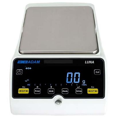 ADAM Equipment LBB 8001e precision toploading balance with 8000g capacity and 0.1g readability. External calibration for accurate, reliable weighing._1922025