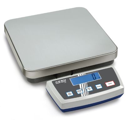 Portable Kern platform scale with 60 kg capacity and 5 g readability. Battery-powered, IP65 display, ideal for industrial and warehouse use._1193529