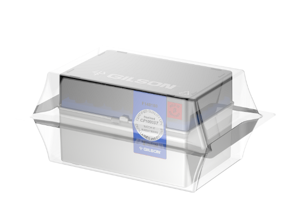 Gilson Capillary Pistons CP1000ST Sterile, 182 Pipette Tips, 70.3 mm, Racked, Polypropylene, 100–1000 μL_1190522