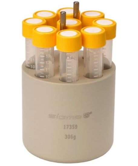 Sigma, Adapter for 15 ml Conical culture tubes, Rotor 13190, 17 x 78.5 mm_1100861