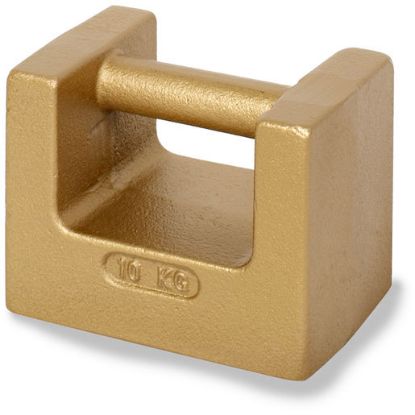 Cole-Parmer Troemner 10kg Class F Cast Iron Grip Handle Weight with Statement of Accuracy_1077912