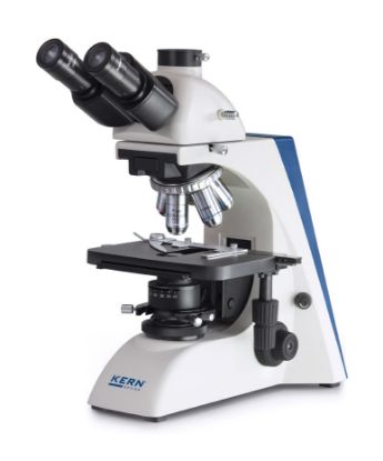 Kern Compound microscope Trinocular Inf Plan 4/10/20/40/100; WF10x20; 20W Hal_1317105