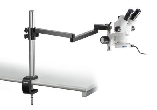 Kern Trinocular Stereo Microscope 0.7x–4.5x Objective Zoom with Retort ...