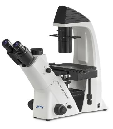 Kern Compound Microscope Inverted Trinocular Inf Plan 10/20/40/20PH HWF10x22 30W Halogen_1376997