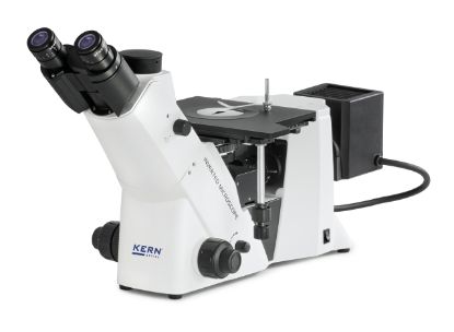 Kern Metallurgical Microscope Inverted Trinocular Inf Plan 5/10/20/50; HWF10x22; 30W Halogen IL_1377012