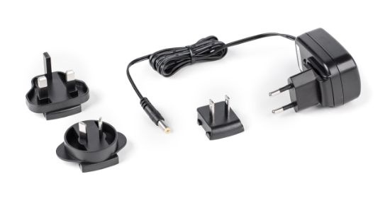 Mains Adapter, 12 V, 1 A, Multi-Region Plugs (EU, UK, US, CH), Net ...