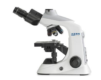 Kern Compound Microscope Trinocular Achromat 4/10/40, HWF10x18, 3W LED_1537213