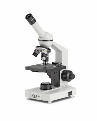 Kern Compound Microscope (School) Monocular Achromat 4/10/40, WF10x18, 0.5W LED_1537273