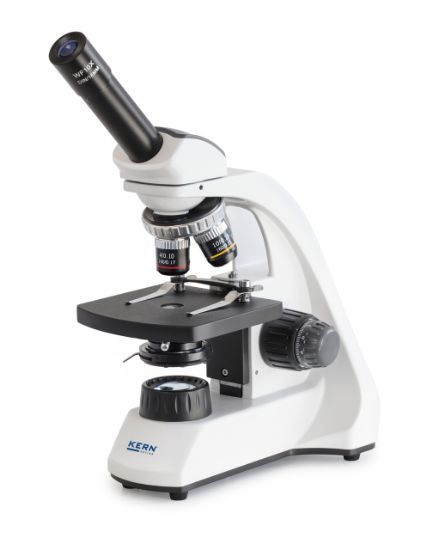 Kern Compound Microscope (School) Monocular Achromat 4/10/40 | WF10x18 | 1W LED_1537287
