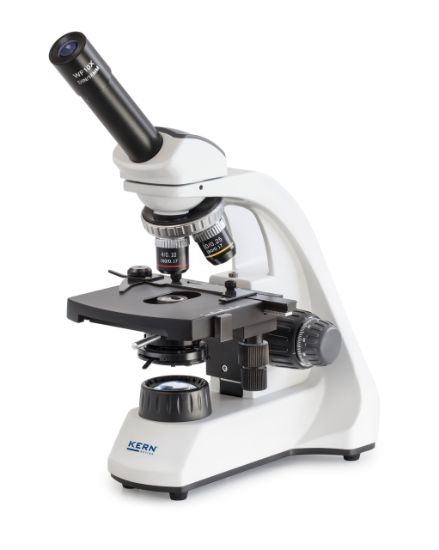 Kern Compound Microscope (School) Monocular Achromat 4/10/40/100 | WF10x18 | 1W LED_1537321