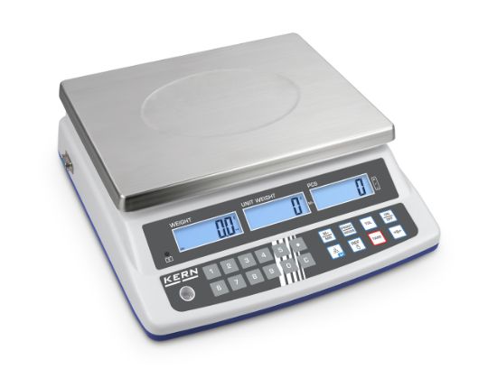 Kern Counting Balance with Integrated Rechargeable Battery for Maximum Independence, Counting Resolution 30,000 Points; 6000 g, 2 g; 230×300 mm_1924531