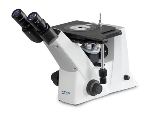 Kern Inverted Metallurgical Microscope for Professional Applications, 5× / 10× / 20× / 50×, 5W LED (Reflected Light)_1913405