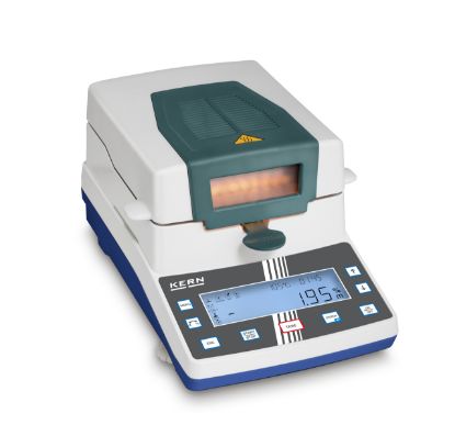 Kern Moisture Analyzer, DAB-100-3, Max 110 g, 0.001 g Readability, Halogen Heater, Backlit Display, 50 Sample Plates_1304905
