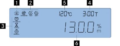 Kern Moisture Analyzer, DAB-100-3, Max 110 g, 0.001 g Readability, Halogen Heater, Backlit Display, 50 Sample Plates_1304905