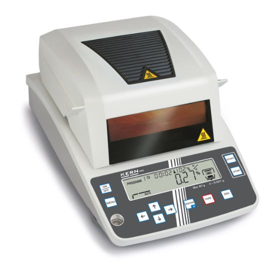 Moisture Analyzer, DBS-60-3, Max 60 g, 1 mg Readability, Halogen Heater, Backlit Display, USB Interface
