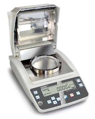 Kern Moisture Analyzer, DBS-60-3, Max 60 g, 1 mg Readability, Halogen Heater, Backlit Display, USB Interface_1183608