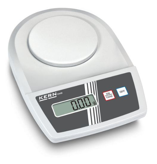 Kern School Balance, 600 g × 0.01 g, Flat Design, Removable Tray_1179587