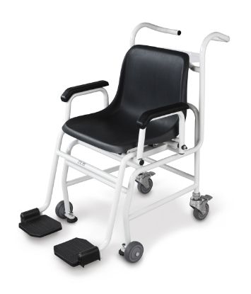 Kern Wheelchair scale 250 kg 20h battery Single-range balance Ergonomic Steerable rollers Locking Brakes Hold BMI Function_1205385
