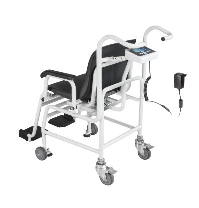 Kern Wheelchair scale 250 kg 20h battery Single-range balance Ergonomic Steerable rollers Locking Brakes Hold BMI Function_1205385