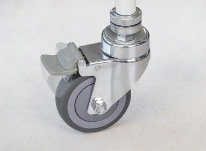 Kern Wheelchair scale 250 kg 20h battery Single-range balance Ergonomic Steerable rollers Locking Brakes Hold BMI Function_1205385