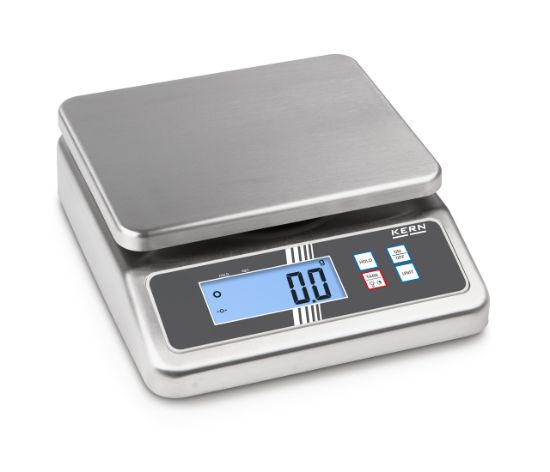 Kern Stainless Steel Scale, 7500 g Capacity, IP67 Protection, Battery-Powered_1928388