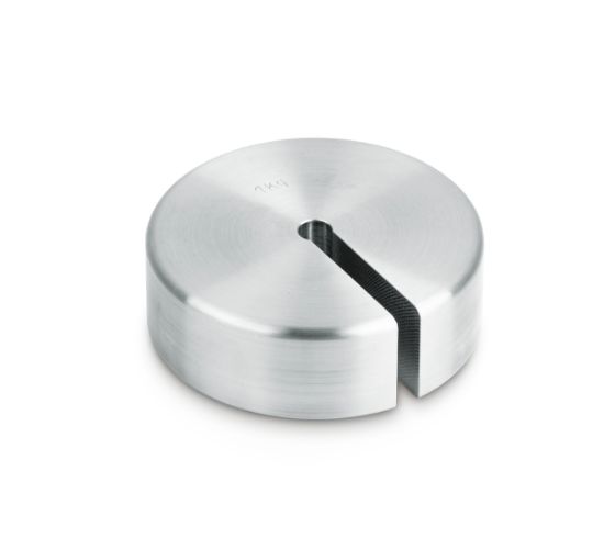 Test weight (OIML Class M1, Nominal value 1 kg, Slot weight (Type A), stainless steelfine turned)_1929416