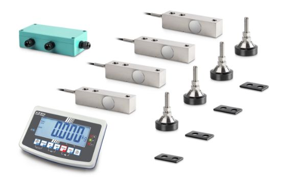Kern Set Floor Scale Consisting of: - 4x CT: Load cell - 1x KFB-TAM: Display device - 4x CE P2012: Adjustable foot - 4x CE P3012: Distance - 1x CJ P4PG: Junctionbox_1929476