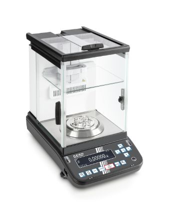 Kern Premium Analytical Balance with Automatic Sliding Doors, 52 g / 120 g, 0.000001 g / 0.00001 g, 91 Mm_1901963