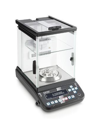 Kern Premium Analytical Balance with Automatic Sliding Doors, 52 g / 120 g, 0.000001 g / 0.00001 g, 91 Mm_1901963