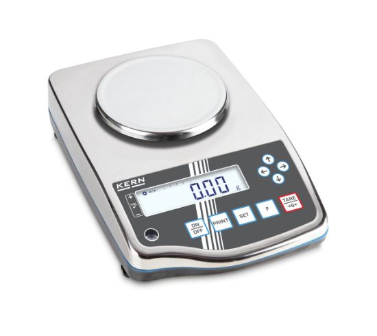 Kern High-Resolution Precision Balance Made of Stainless Steel With IP Protection, 820 g, 0.01 g, 140 mm_1930674