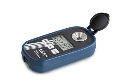 Kern Digital Refractometer, Refractive Index/Brix/Mass Percentage/Volume Percent; 1.3330 nD – 1.4200 nD, 0.0% – 50.0%, 0% (w/w) – 72% (w/w), 0% (v/v) – 80% (v/v)_1930688
