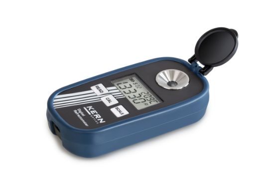 Kern Digital Refractometer, Refractive Index/Brix/Mass Percentage/Volume Percent; 1.3330 nD – 1.4200 nD, 0.0% – 50.0%, 0% (w/w) – 72% (w/w), 0% (v/v) – 80% (v/v)_1930688