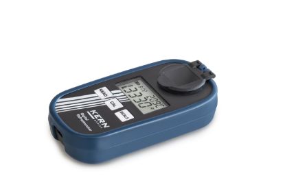 Kern Digital Refractometer, Refractive Index/Brix/Mass Percentage/Volume Percent; 1.3330 nD – 1.4200 nD, 0.0% – 50.0%, 0% (w/w) – 72% (w/w), 0% (v/v) – 80% (v/v)_1930688